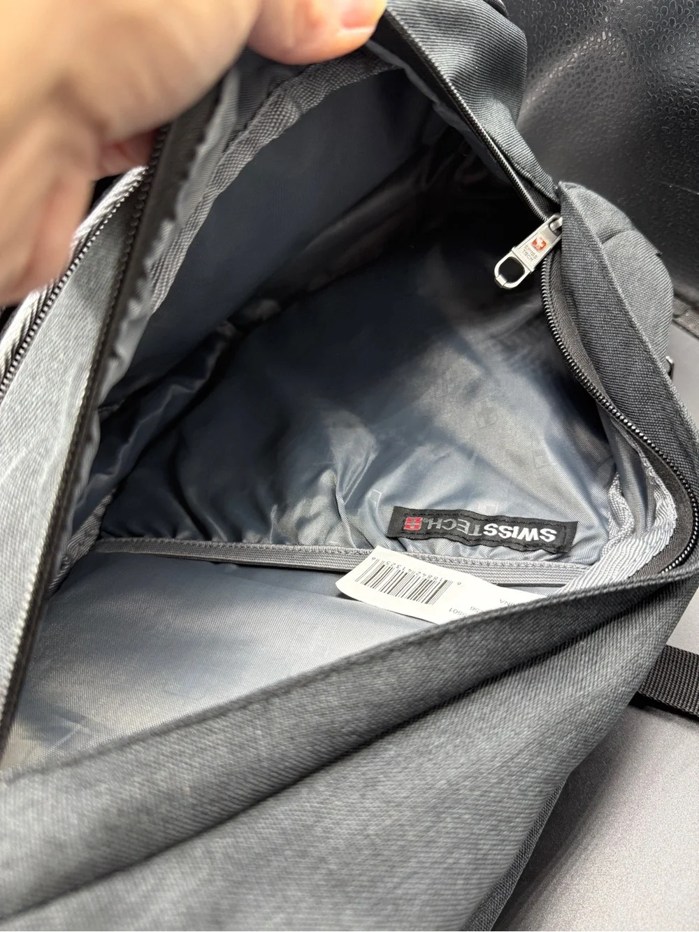 Swiss Tech Dark Gray Crossbody Sling Travel Bag